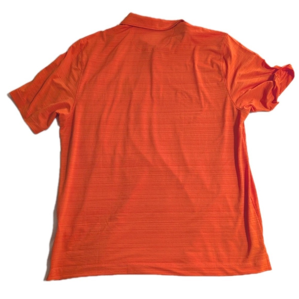 Men's Cutter & Buck Drytec‎ Orange Polo TPC River Highlands Size L - Picture 5 of 5